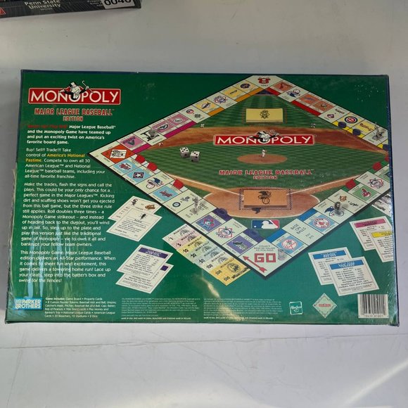 Vintage Monopoly MLB Major League Baseball Edition 1999 Board Game Hasbro - Picture 3 of 8